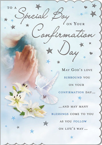 Picture of SPECIAL BOY CONMIRMATION CARD